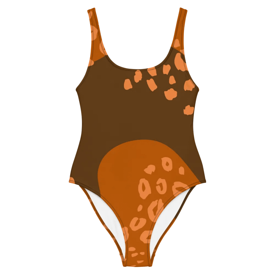 Orange Flowing Waves All-Over Swimsuit product image (2)