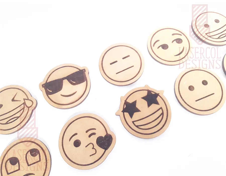 Emojis Set 2 - Laser Cut Files product image (2)