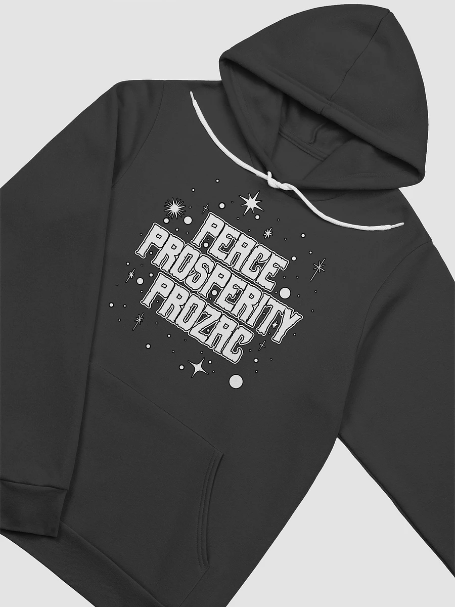 Peace, Prosperity, Prozac: A Sparkly Parody Hoodie product image (3)