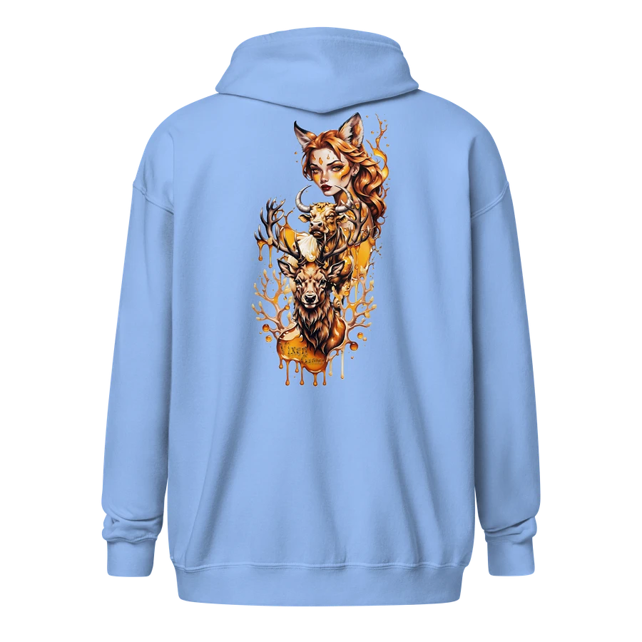 Vixen Stag and Bull Honey Zippy Hoodie product image (7)
