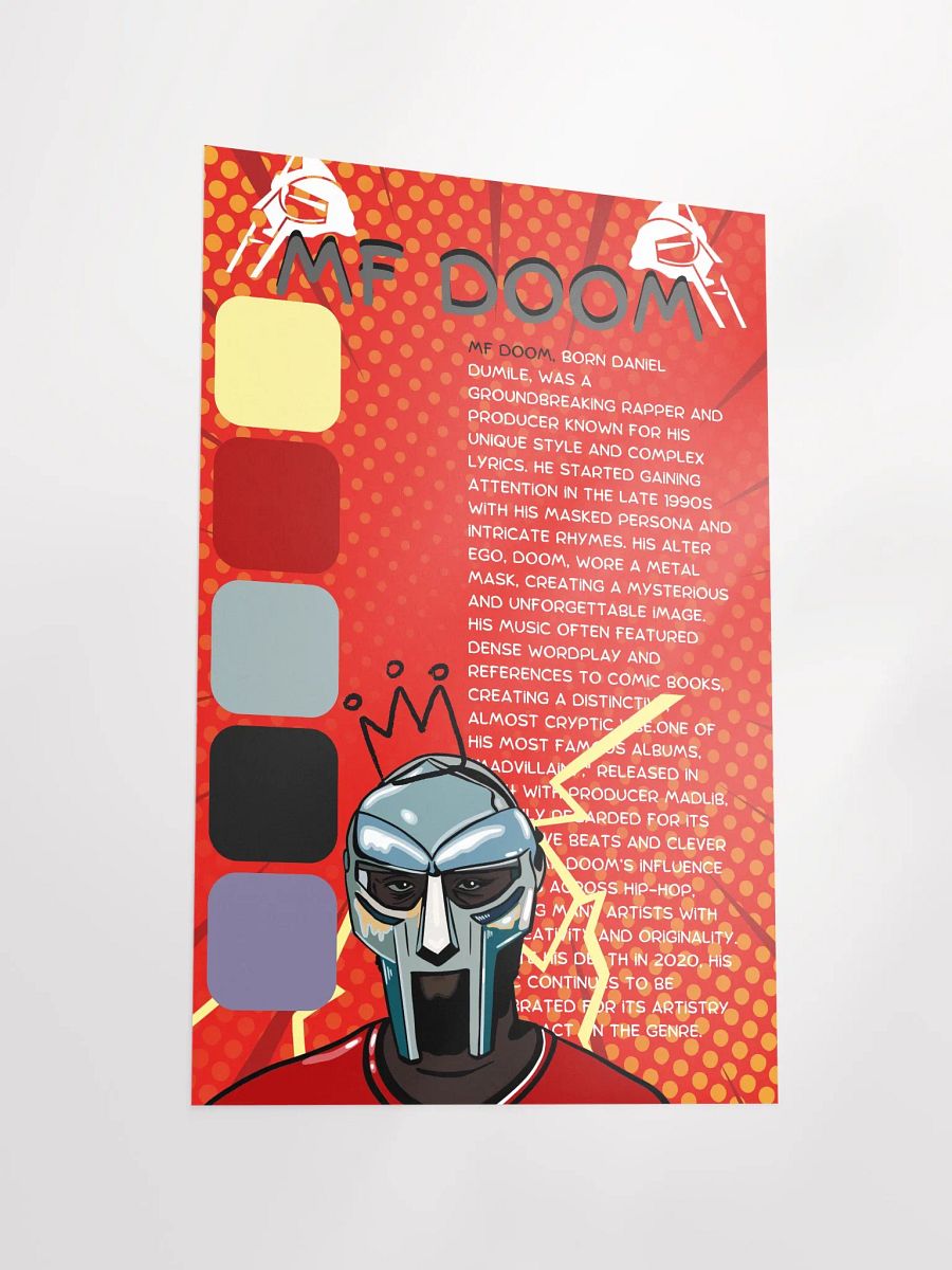 (20x30in) MF DOOM: Premium Unframed Poster product image (3)
