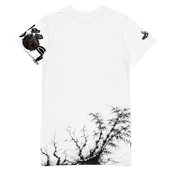 Bamboo Print T-Shirt Dress product image (1)