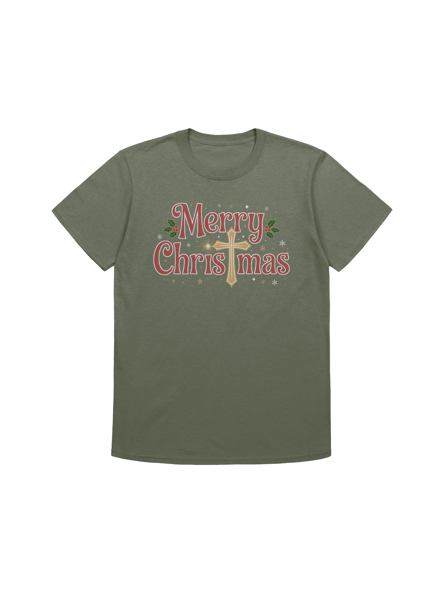 Christian Christmas Shirt Merry Christmas Cross product image (3)