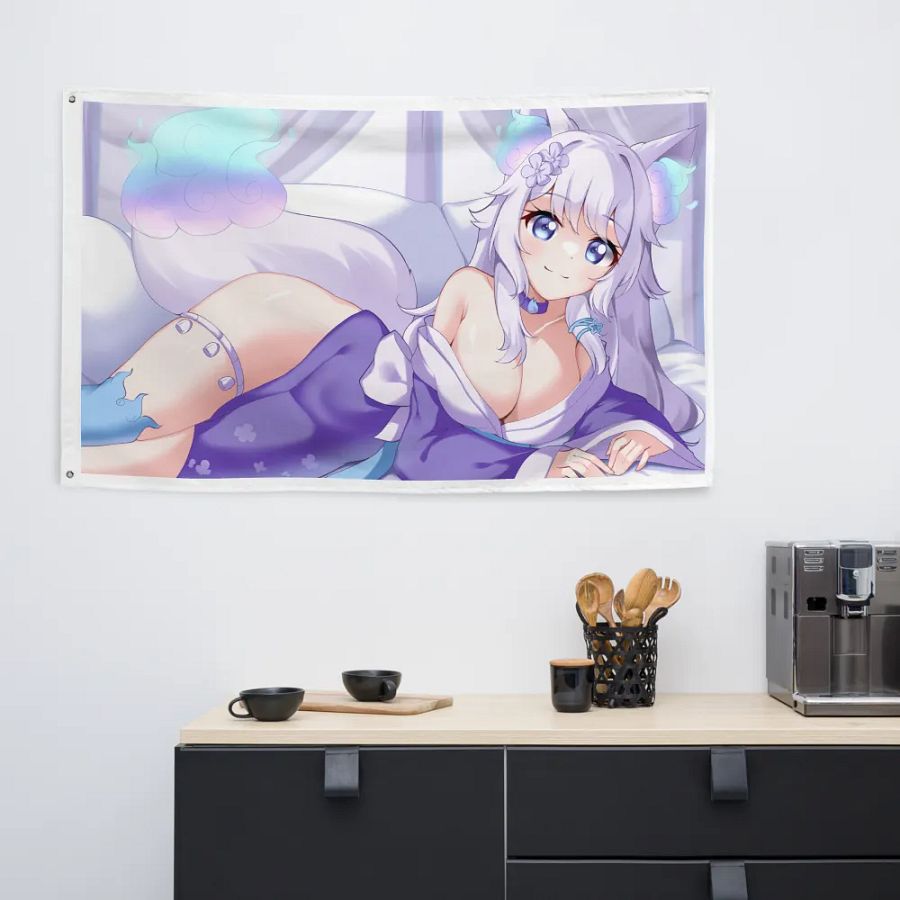 Sakiyosa All-Over Print Flag product image (6)