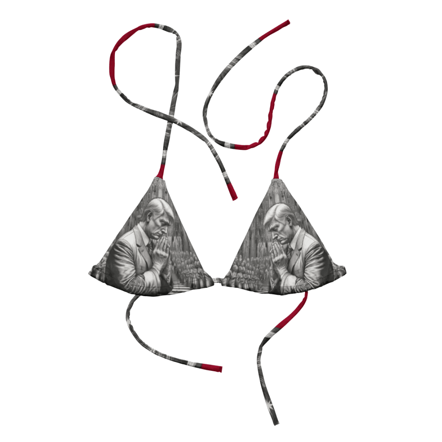 Prayers of Donald All-Over Bikini Top product image (7)