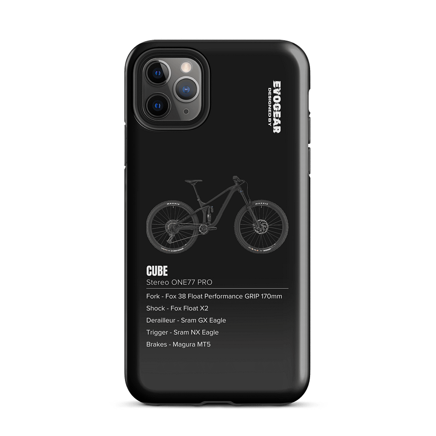 Black CUBE Stereo ONE77 PRO iPhone Case product image (51)