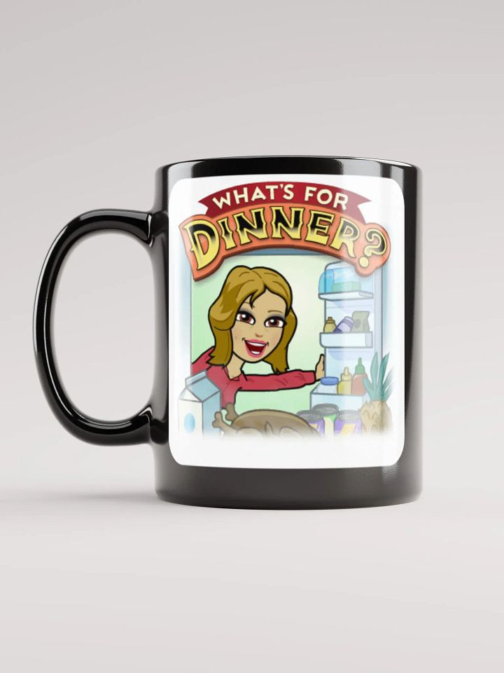 Estela Nena's Kitchen Black Glossy Mug product image (1)