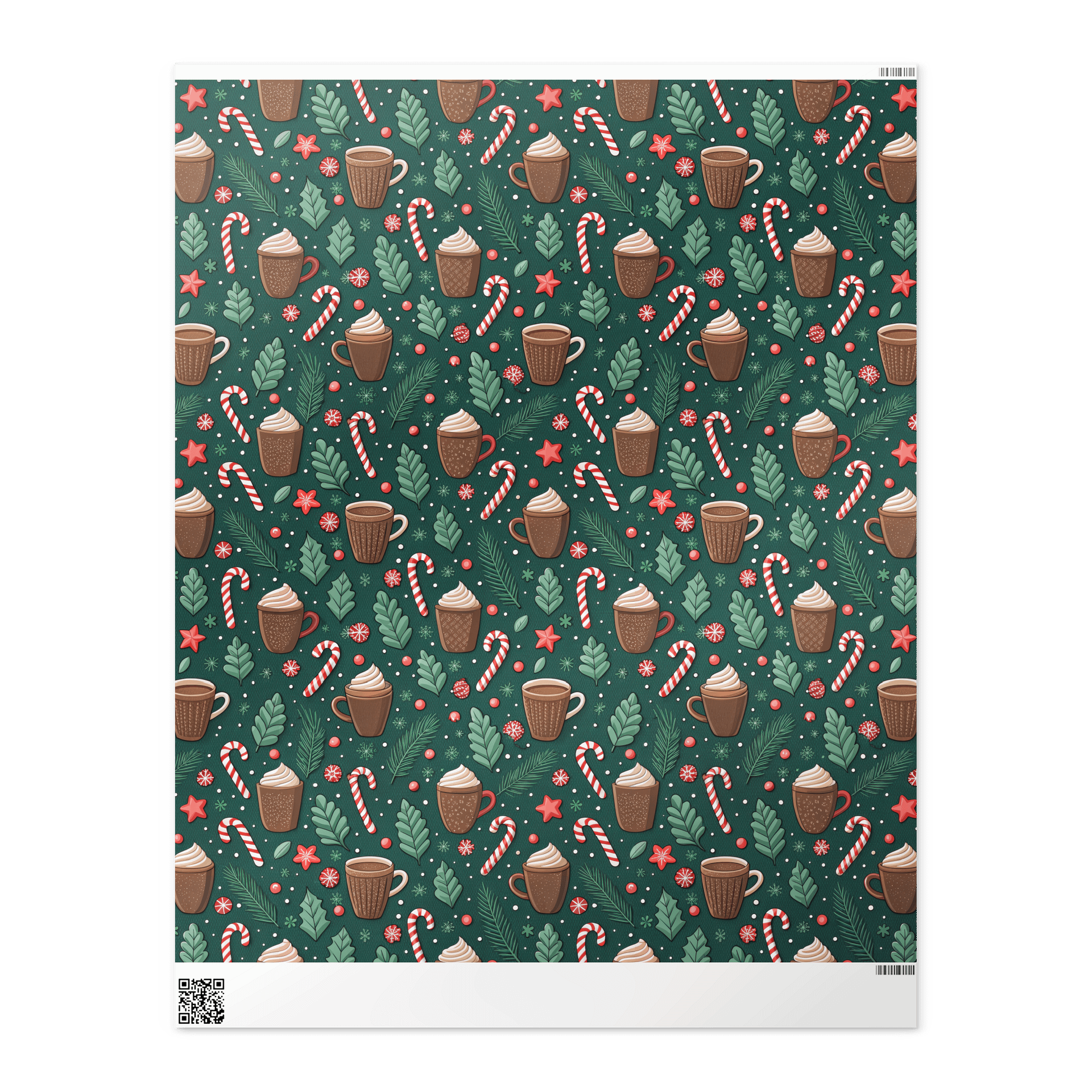 Peppermint Dreams Christmas Wrapping Paper product image (2)