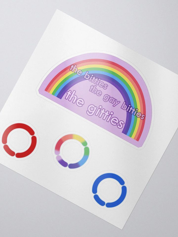 Gay Bitties: Detroit Become Gay Sticker Sheet product image (2)