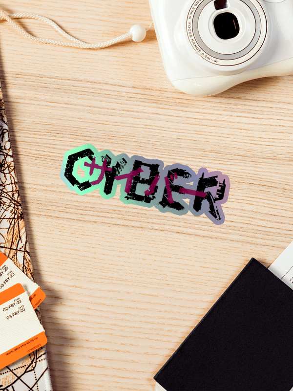 CYBER Holographic Sticker product image (4)
