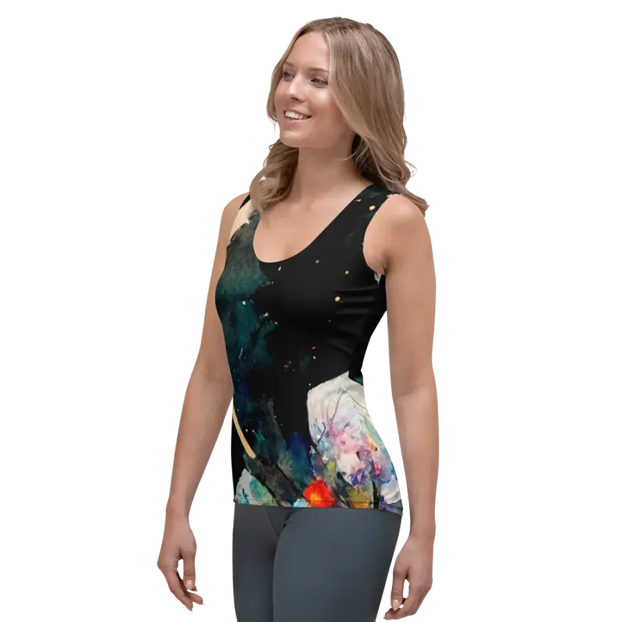 Ethereal Blossom All-Over Tank Top product image (3)
