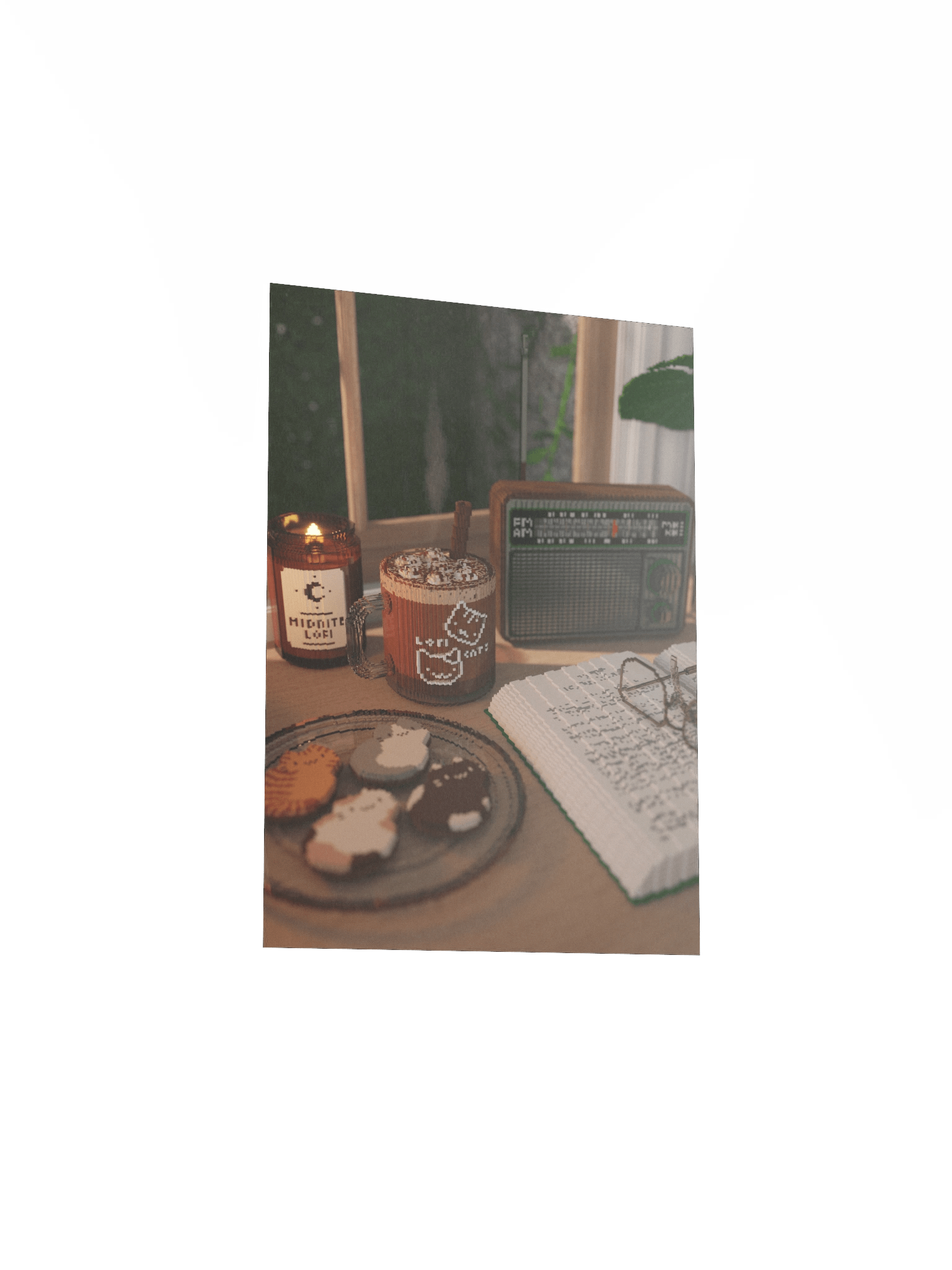 Read with me 🌙 art print product image (4)