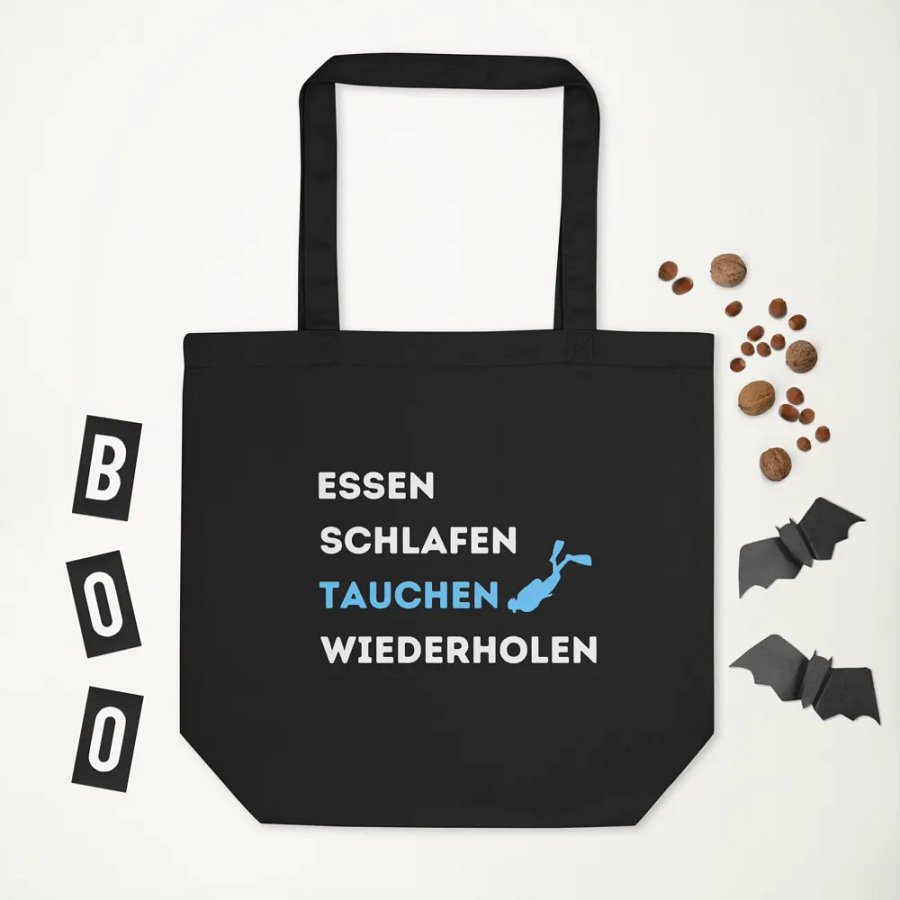 Essen Schlafen Tauchen Tote Bag product image (4)