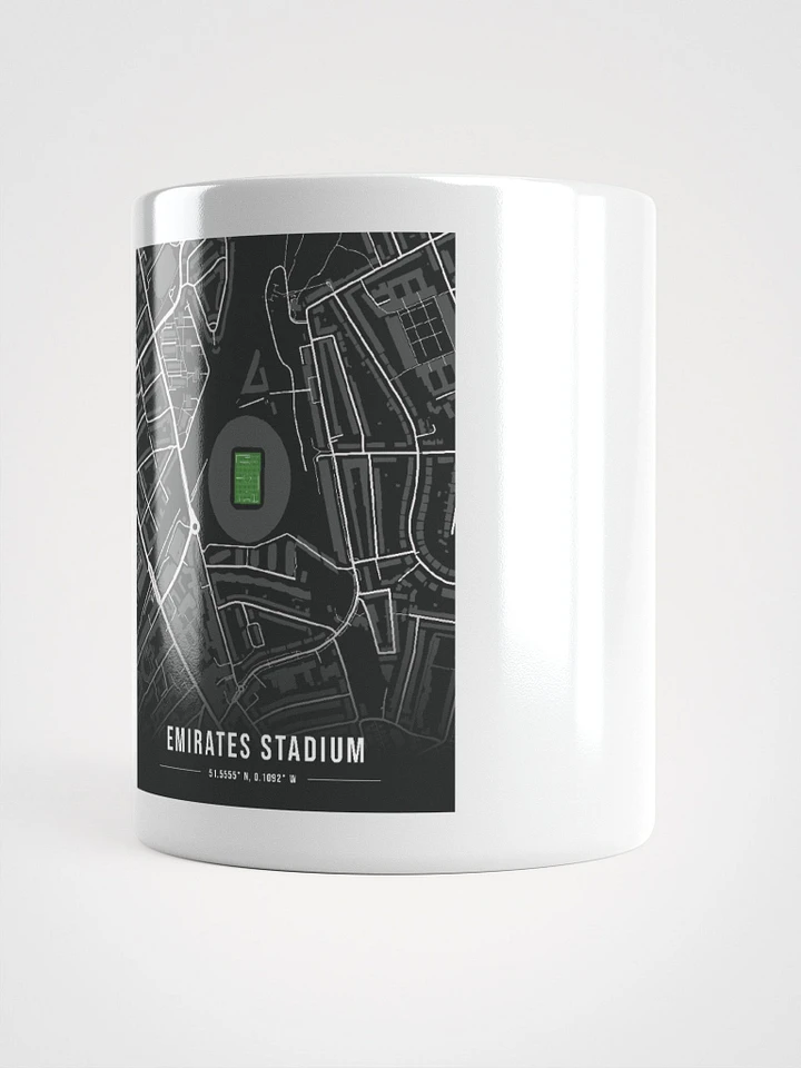 Arsenal Stadium Black Map Design Mug product image (2)