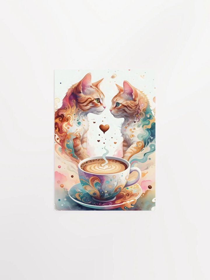 Love Cats & Coffee Poster product image (2)