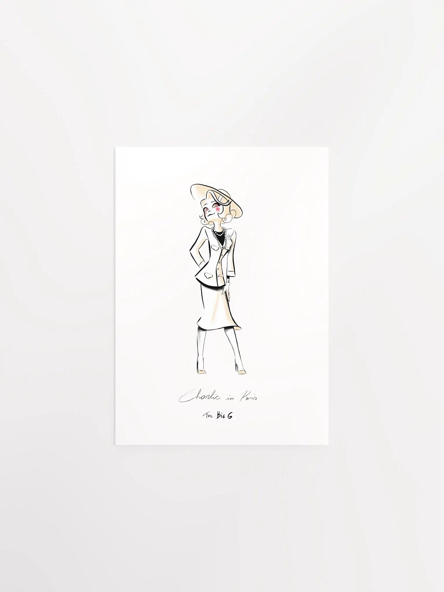 Matte Poster - Charlie in Paris product image (2)
