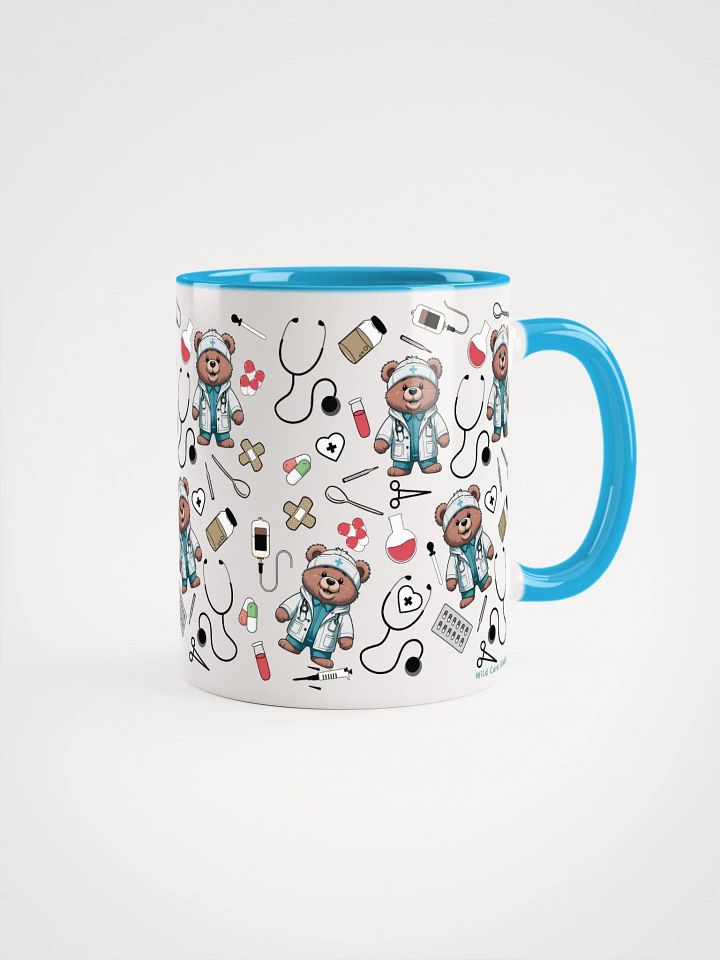 Cute Medical Coat Bear Ceramic Mug product image (6)