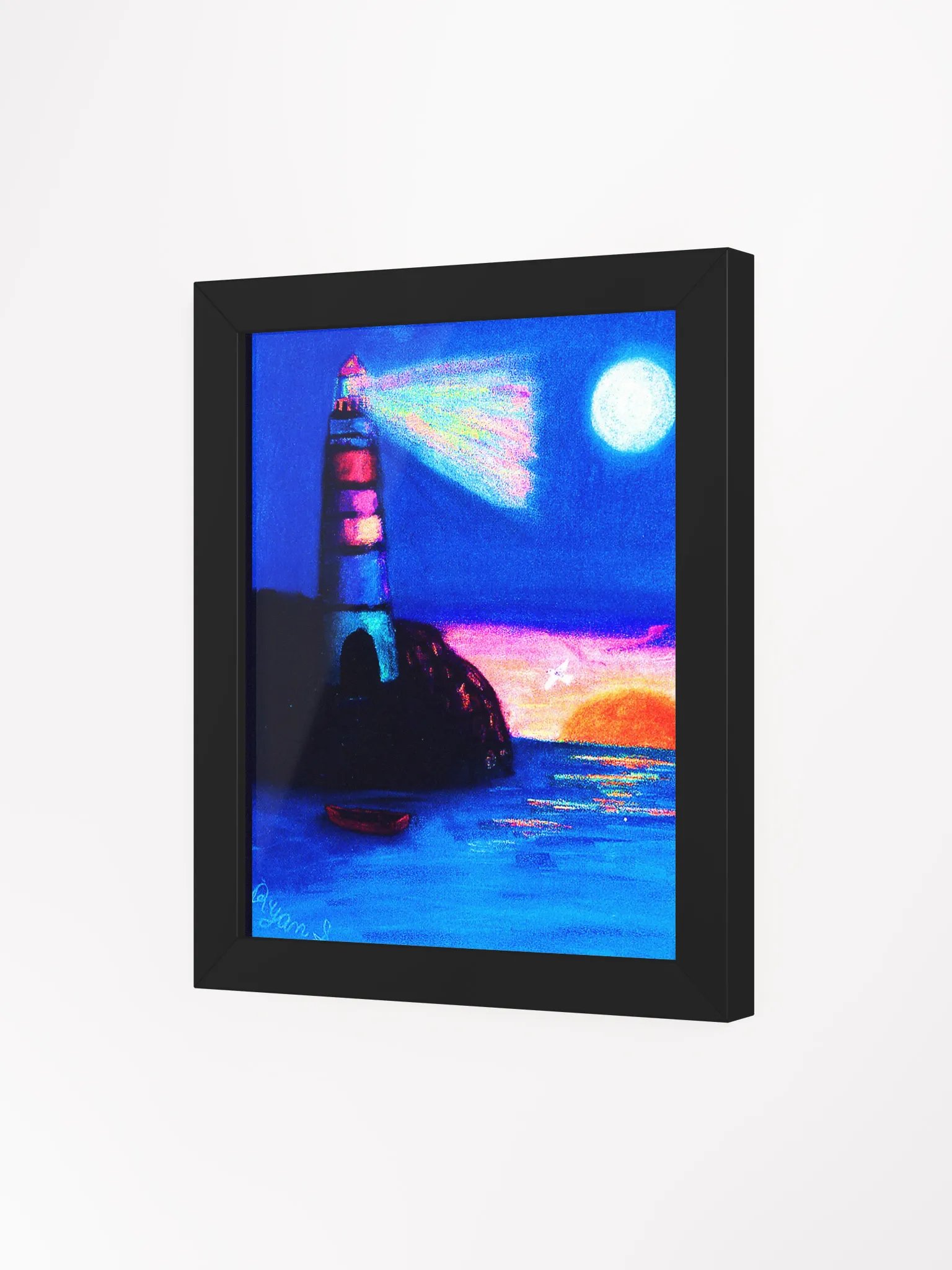 Light House Color Art Framed Poster product image (7)
