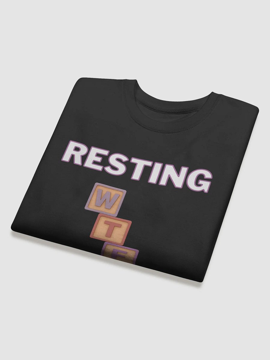 Resting WTF Face Premium Sweatshirt product image (4)