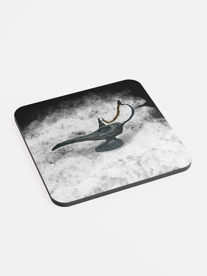 Daemon Lamp Glossed Cork Coaster product image (2)