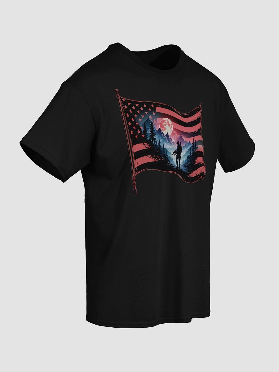 Patriotic Soldier Silhouette Tee product image (4)