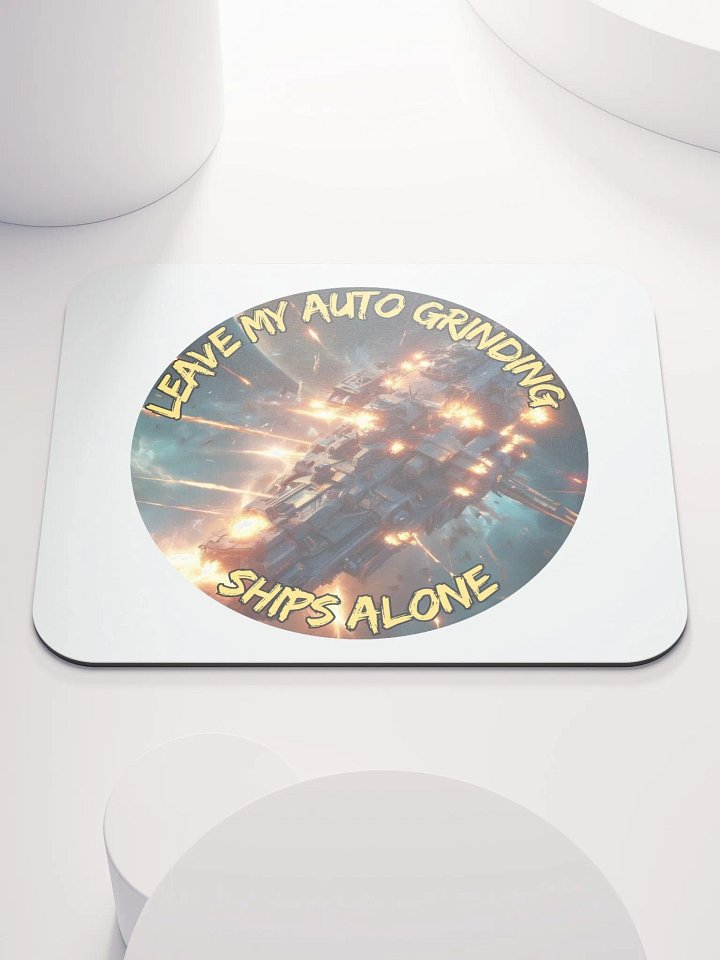 Futuristic Spaceship Blast Mouse Pad product image (1)