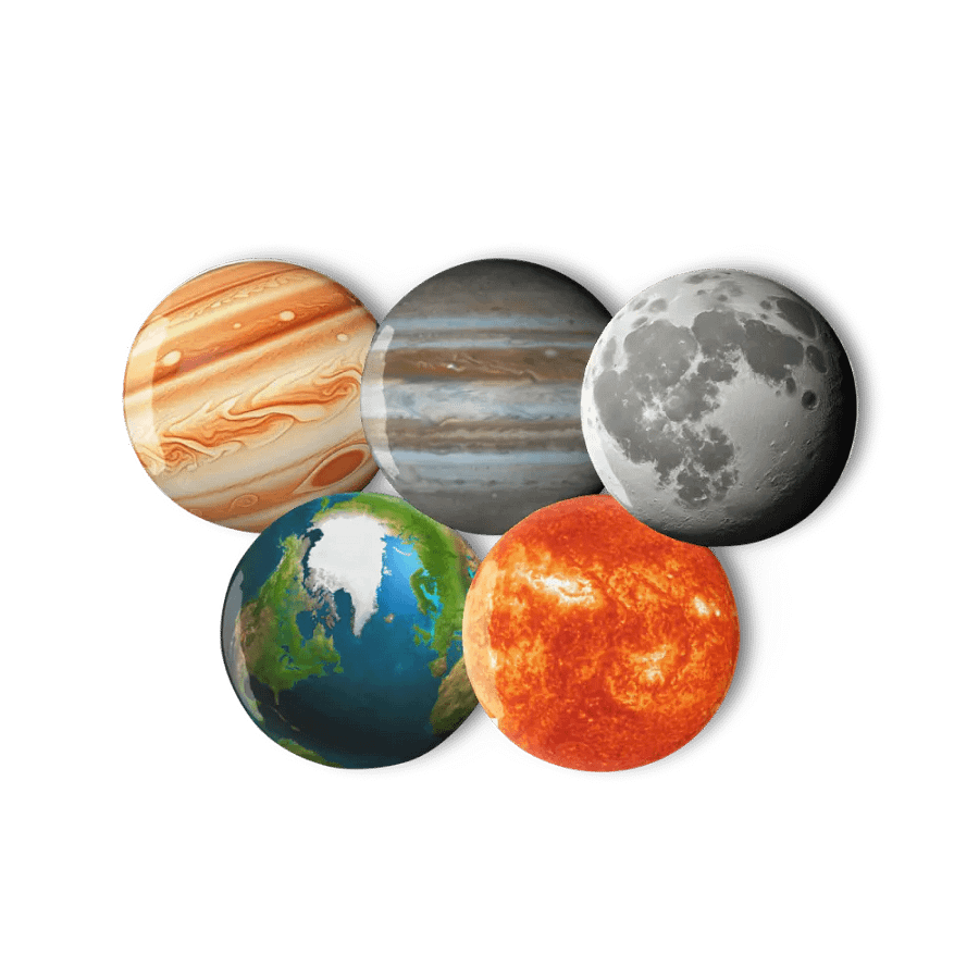 "Solar Flare" Pin Button Set (5-Piece) product image (11)