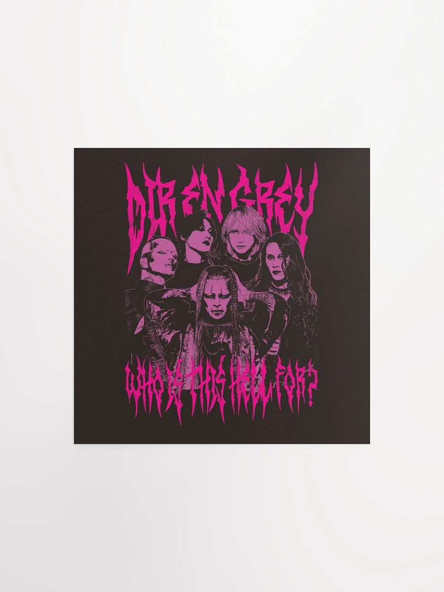 TOUR24 WHO IS THIS HELL FOR? Matte Paper Poster product image (12)