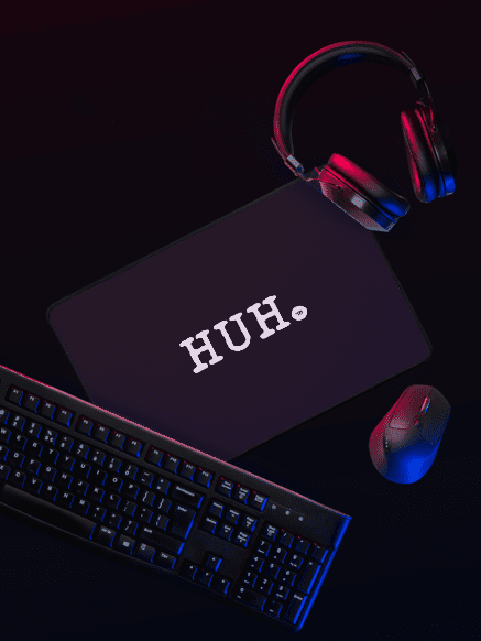 Huh - Desk Mat product image (1)