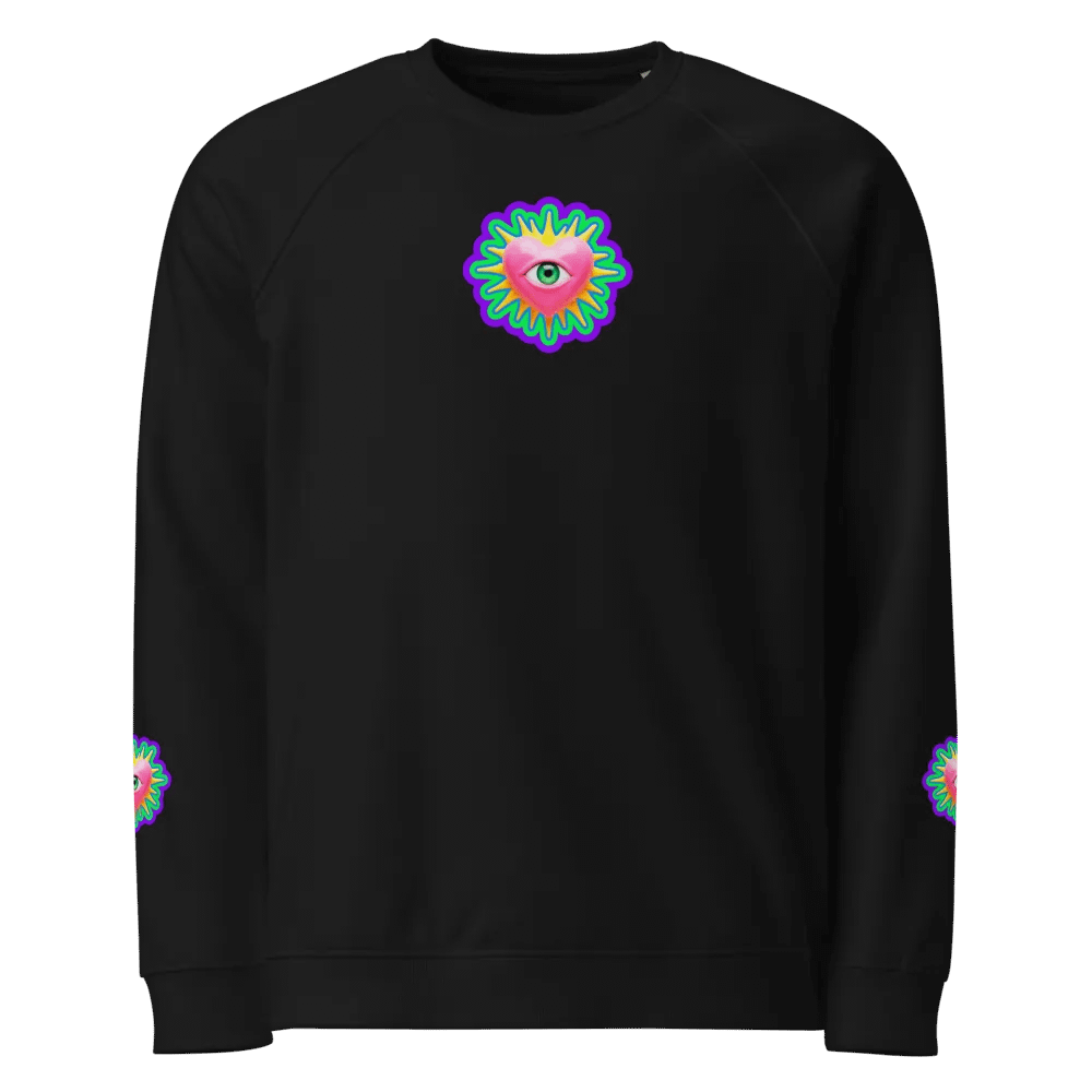Eye Love Organic Raglan Sweatshirt product image (1)
