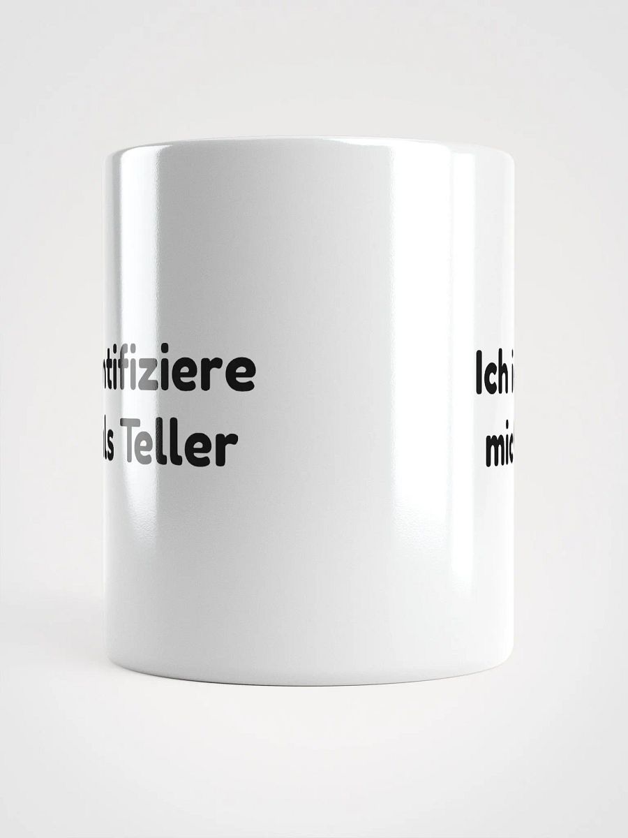 Lustige 'Ich identifiziere mich als Teller' Kaffeetasse | Humorvolles Geschenk Tasse für Frauen und Männer | Tasse mit Spruch | 3 Größen product image (14)