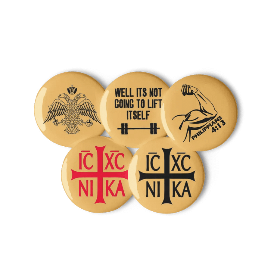 Victorious Christogram Pin Buttons Set product image (11)