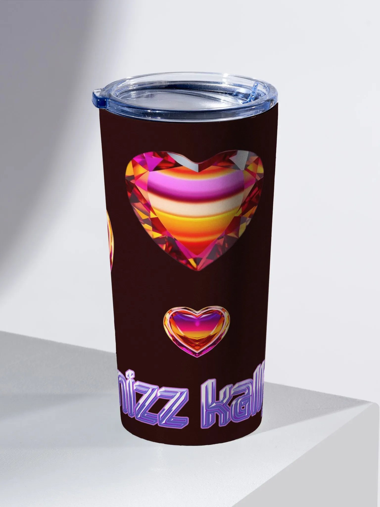 Reflective Gem Hearts 20oz Tumbler product image (2)