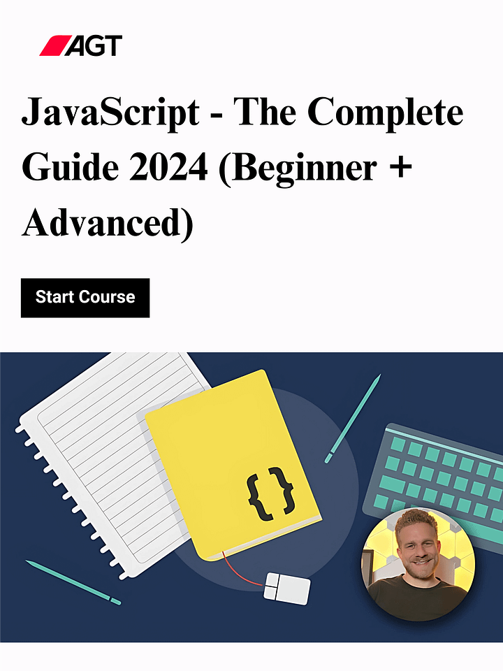 JavaScript - The Complete Guide 2025 (Beginner + Advanced) product image (1)