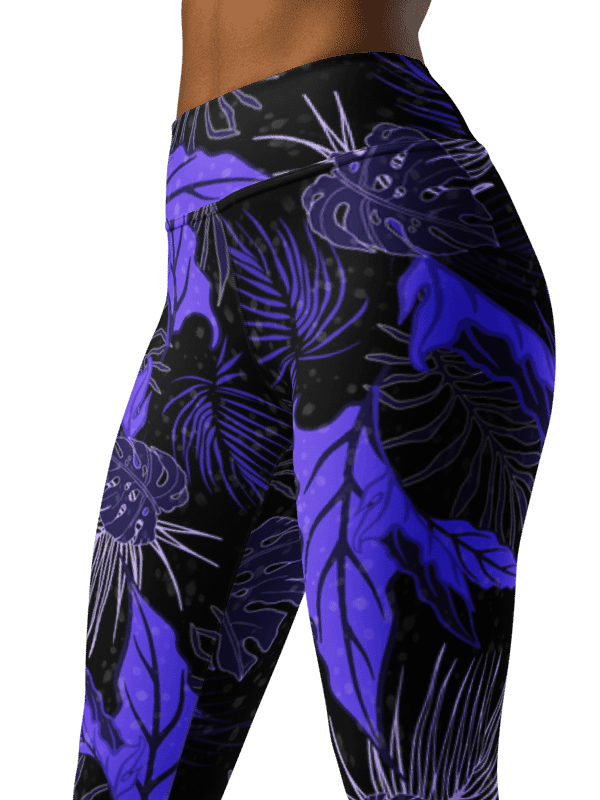 Tropical Lace yoga leggings product image (7)