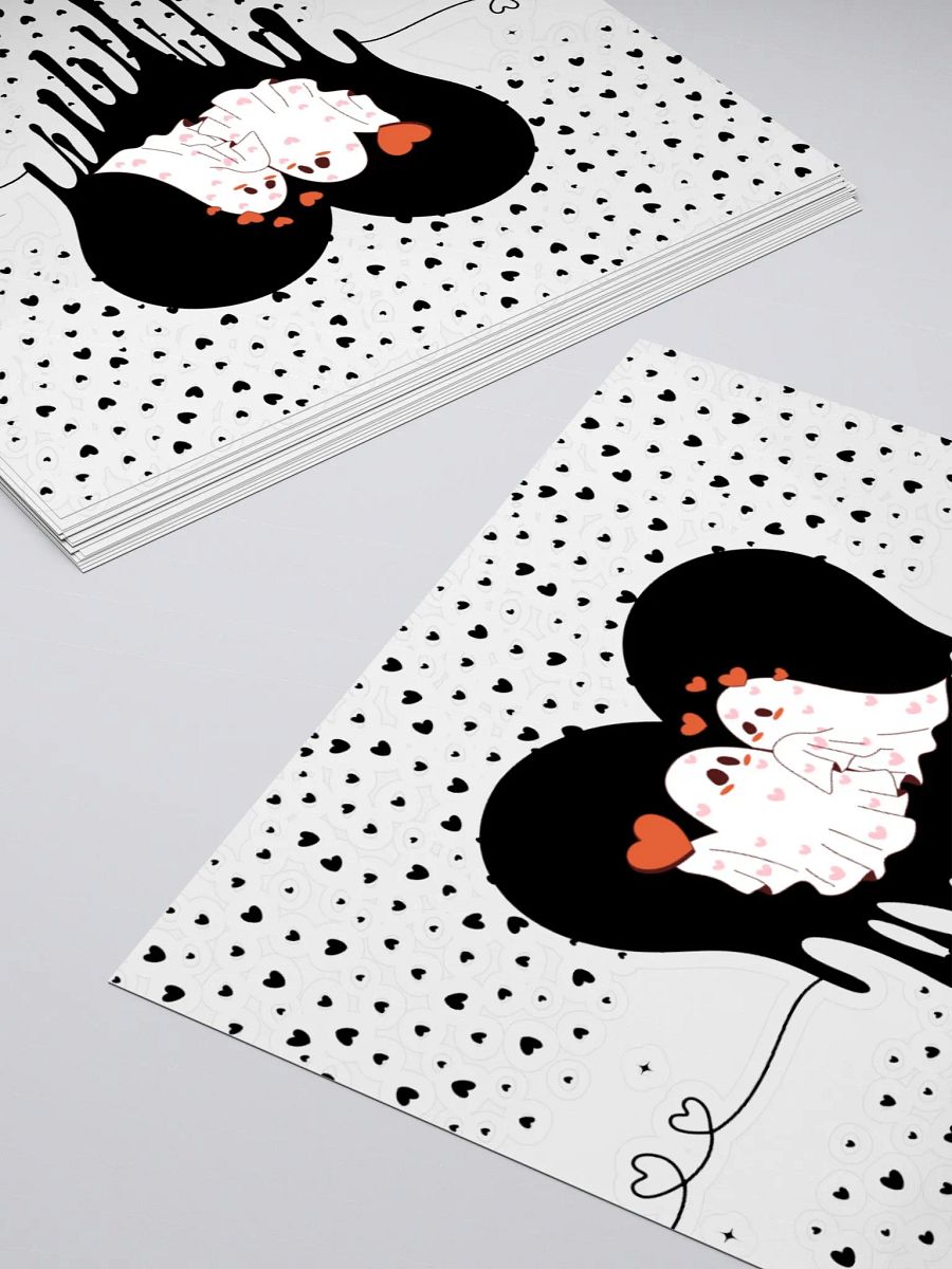 Love Ghosts Kiss Cut Stickers product image (4)