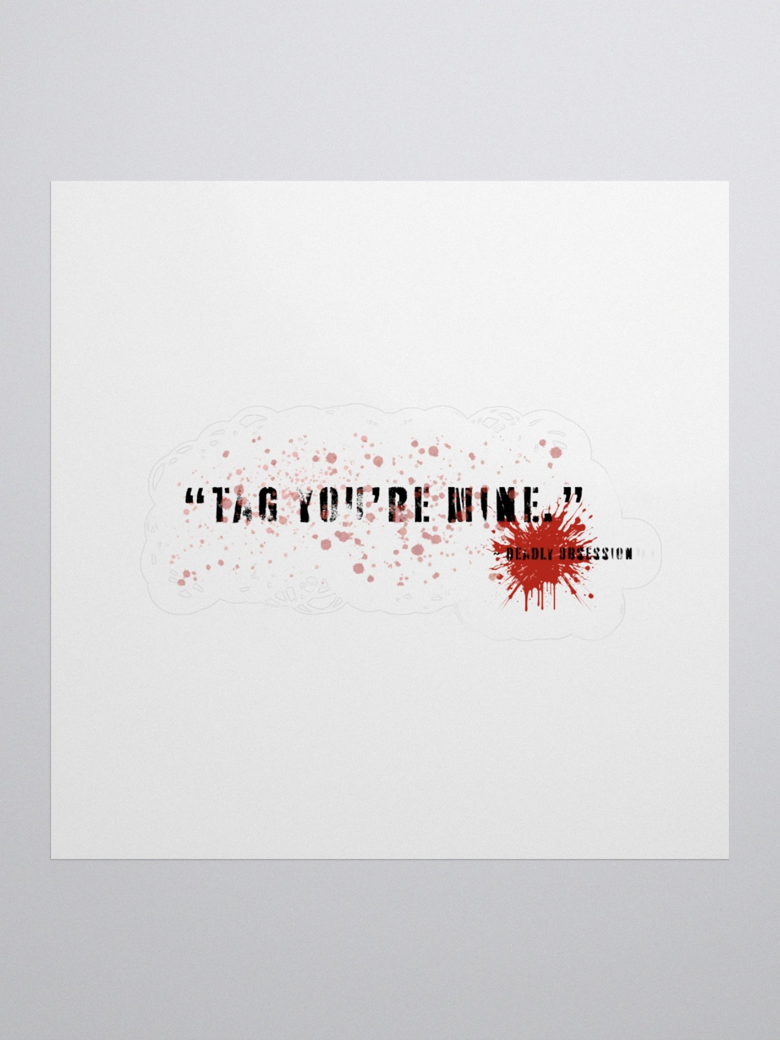 Tag You're Mine Sticker product image (3)