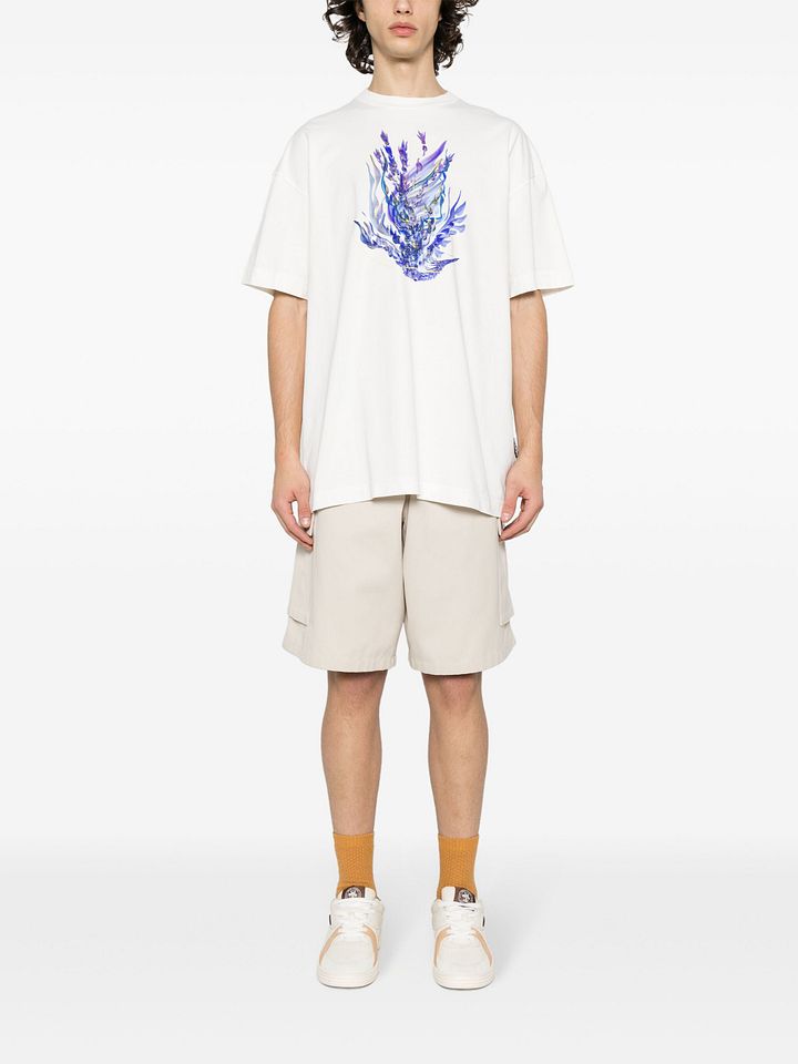 Blue Phoenix Flame Graphic T-Shirt product image (2)