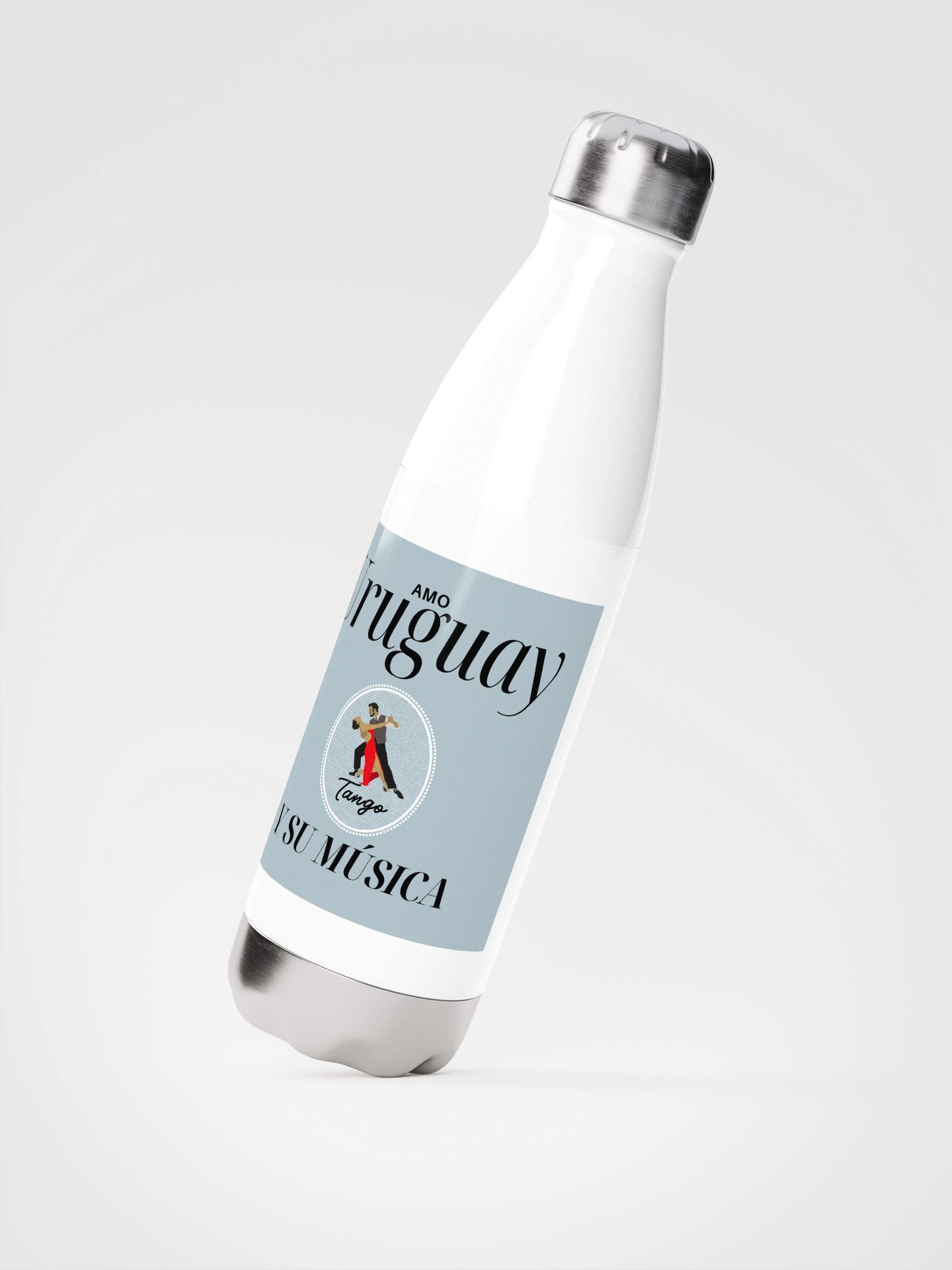 URUGUAY MUSIC TANGO Steel Water Bottle product image (2)