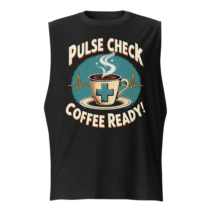 Pulse Check Coffee Muscle Tank product image (1)