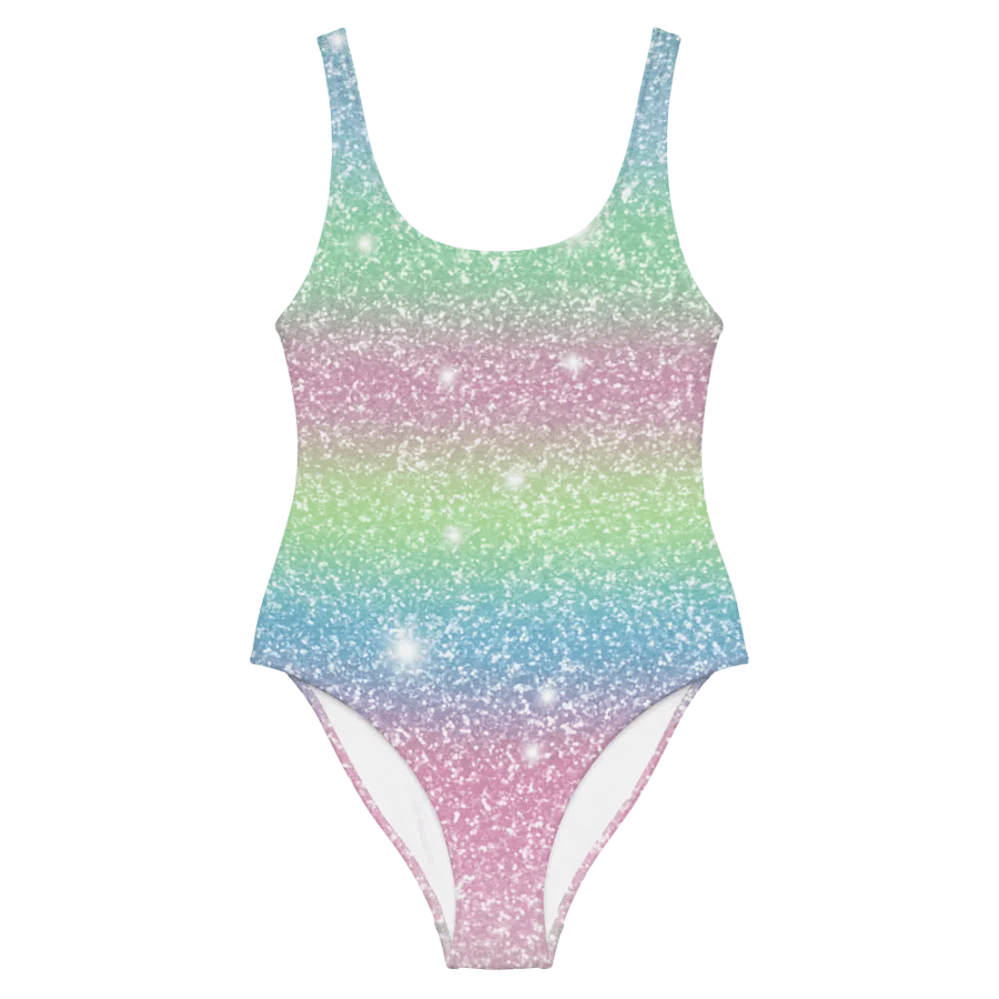 Glitter Unicorn Texture Design One Piece Swimsuit (9) product image (5)