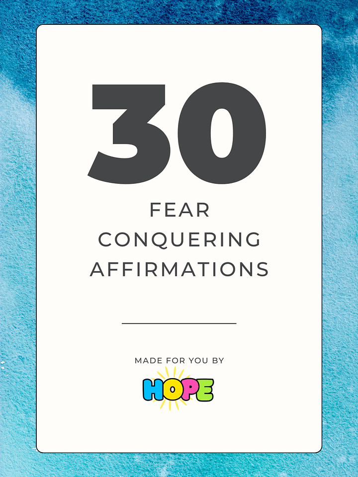 Fearless Spirit: 30 Affirmations to Build Courage & Confidence product image (1)