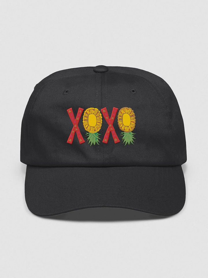 XOXO Embroidered Upside-Down Pineapple low profile cap product image (6)