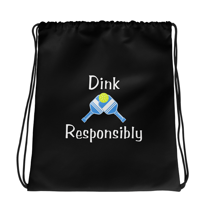 Dink Responsibly Drawstring Bag product image (1)