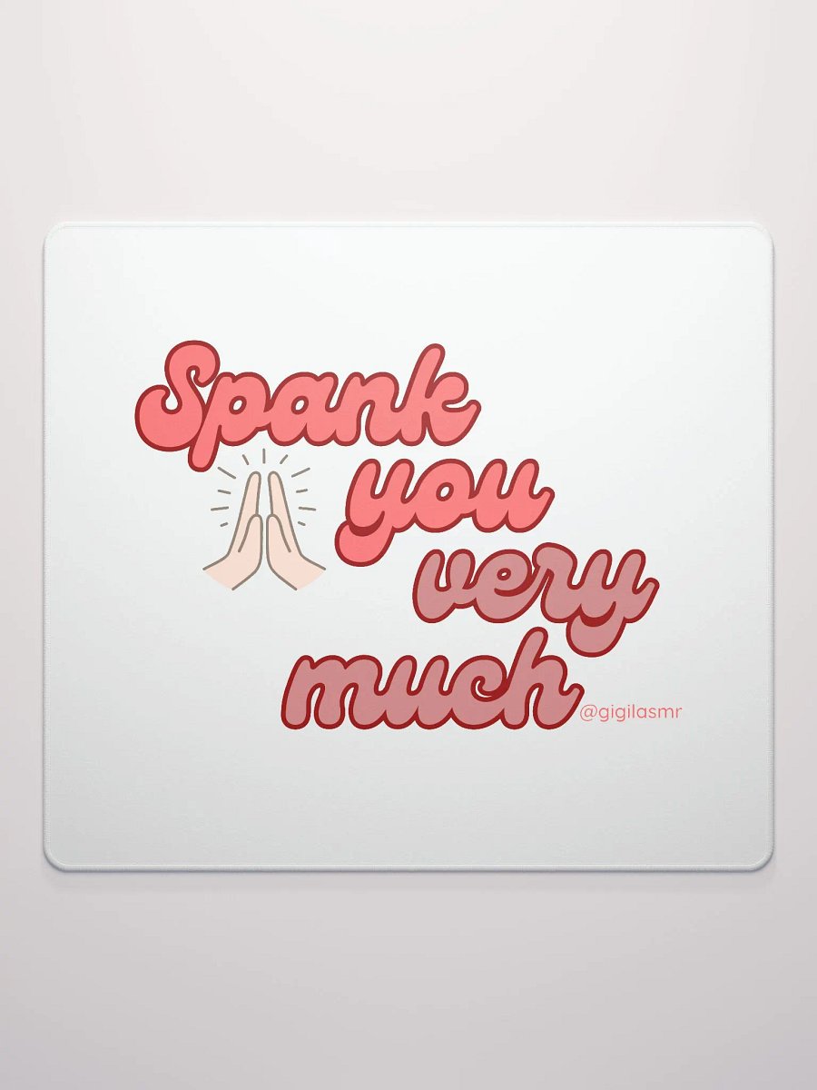 Spank You Gaming Mousepad (transparent) product image (2)