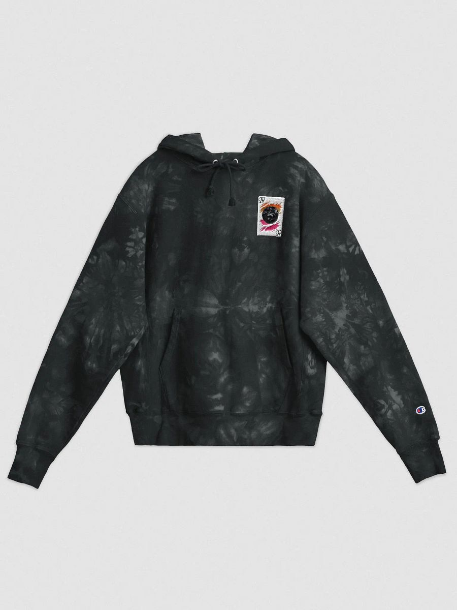 the lesbian lintlicker badge dye embroided hoodie product image (2)
