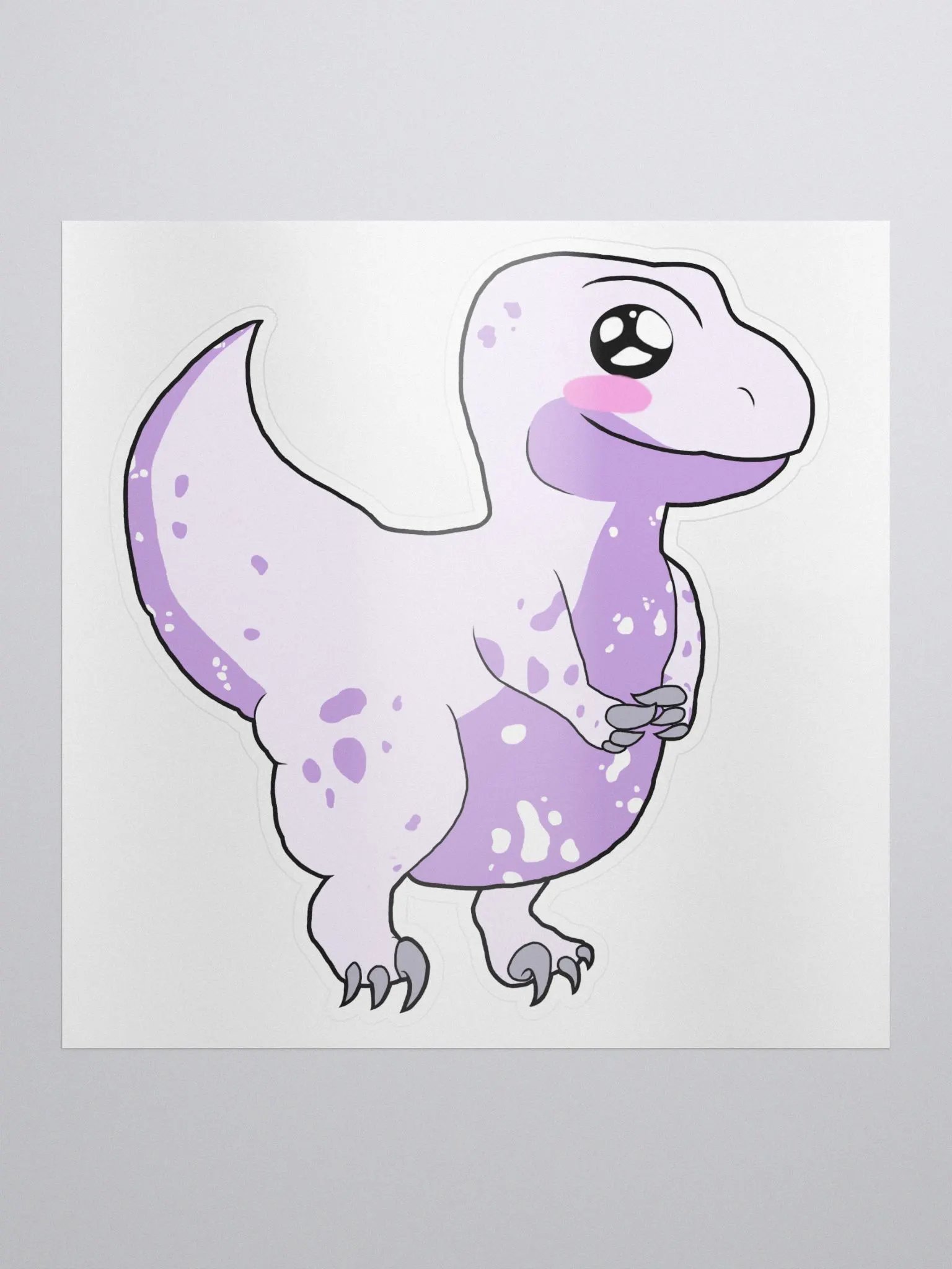 Lilac Raptor Sticker product image (1)