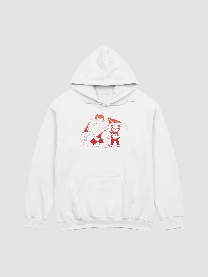 ISOL▲TION — S&J DUO — CLASSIC HOODIE — RED GRADIENT product image (2)