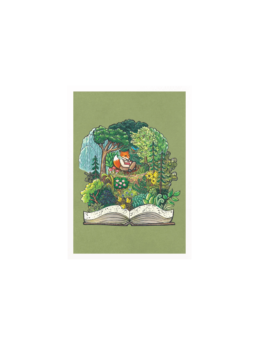 Fantasy Forest Fox Cake - Print product image (2)
