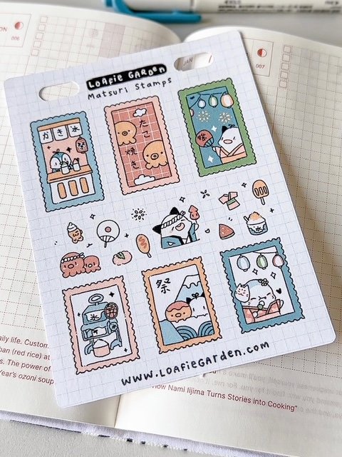 Matsuri Stamps Sticker Sheet product image (1)
